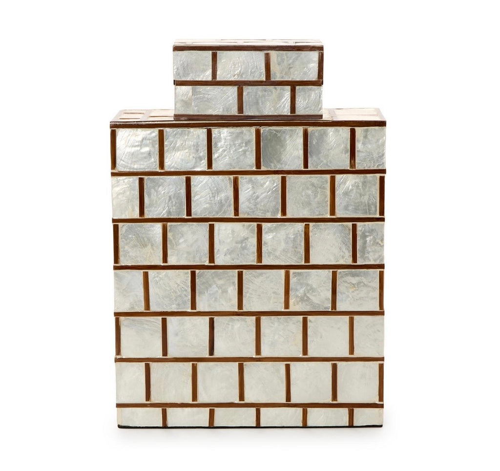 Mother of Pearl Capiz Shell Jar