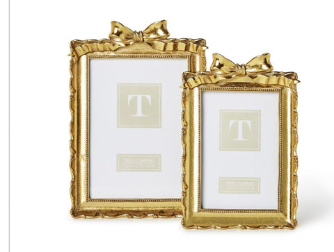 Gold Bow Accent Frame