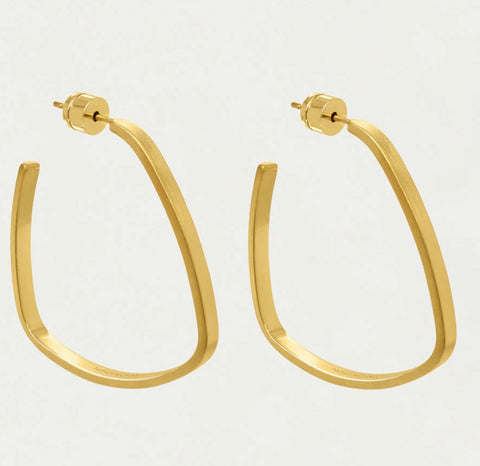 Small Square Hoops by Dean Davidson