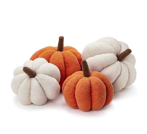 Plush Boucle Pumpkins