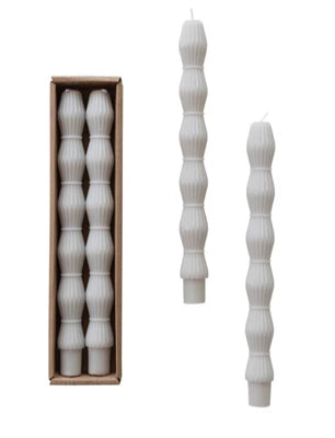 Bamboo Shaped Taper Candle Set