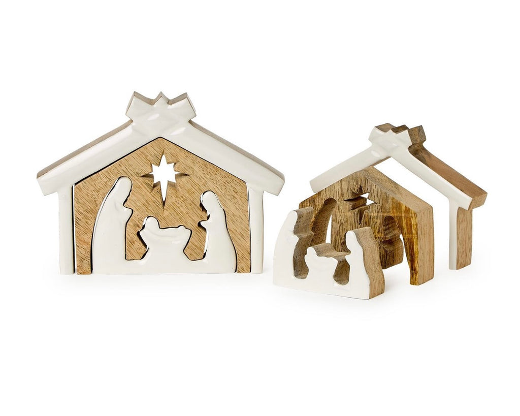 Hand Crafted Nativity Set