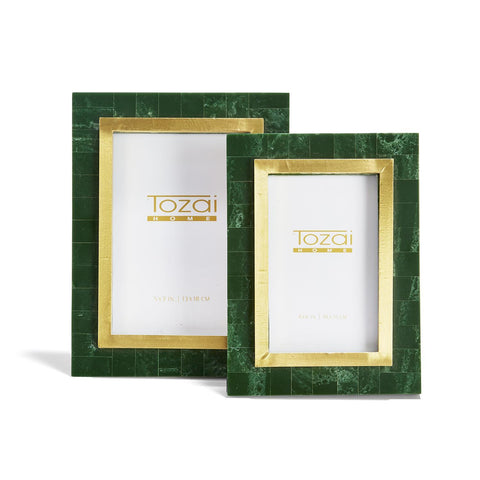 Green and Gold Frame