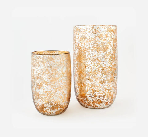 Gold Stippled Vase