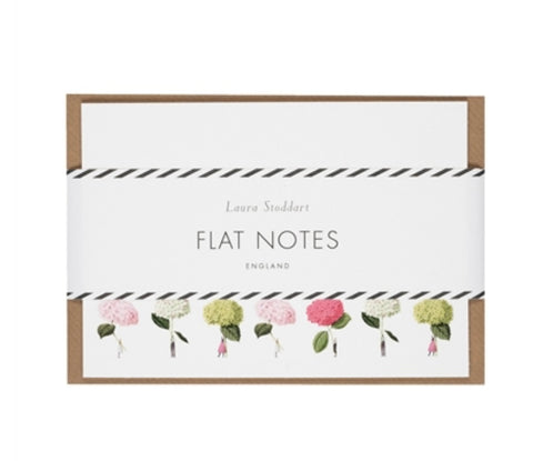 Hydrangeas Flat Note Set