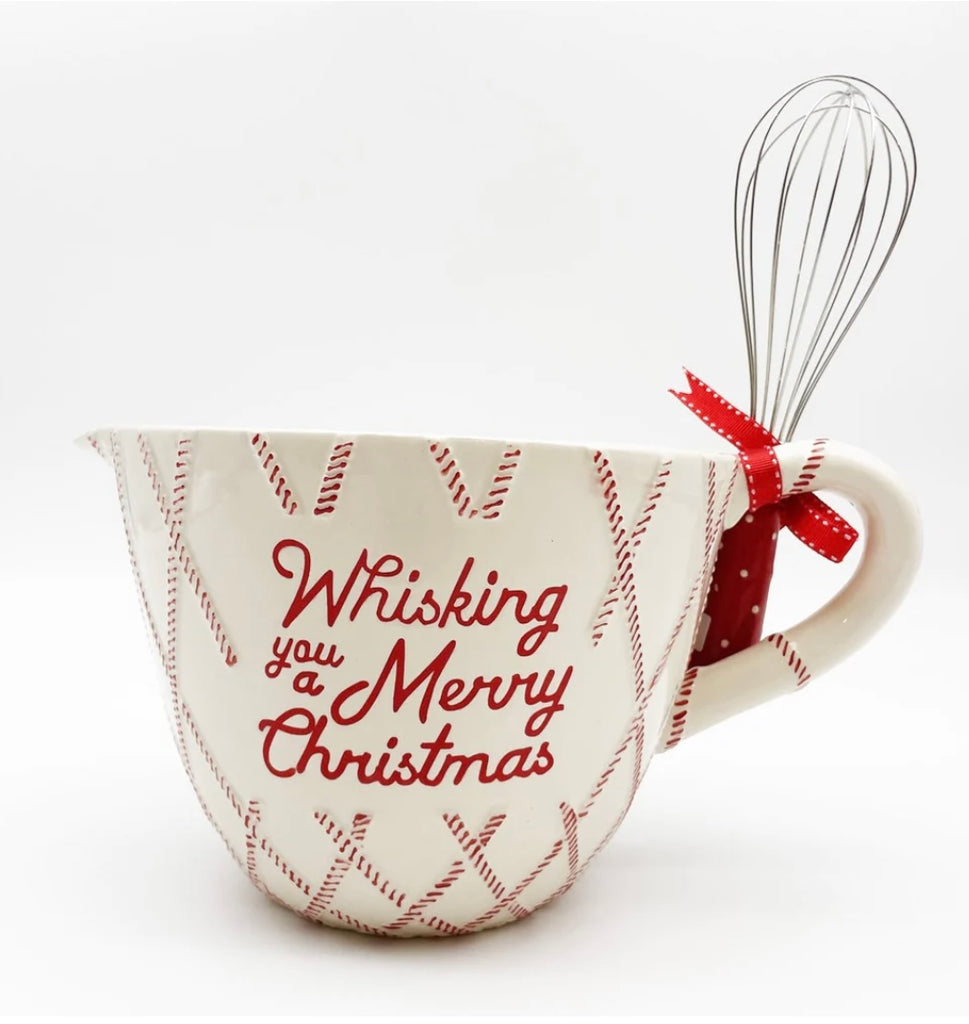 Whisking You A Merry Christmas Bowl Set