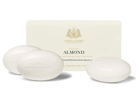 Caswell Massey Almond Three Soap Set
