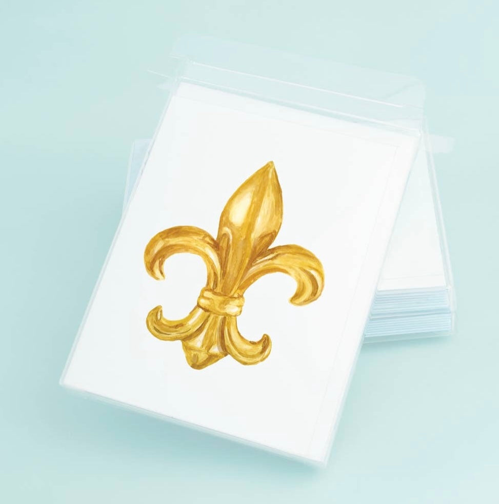 Fleur De Lis Notecard Boxed Set