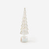 Revolving Lighted Glass Tree