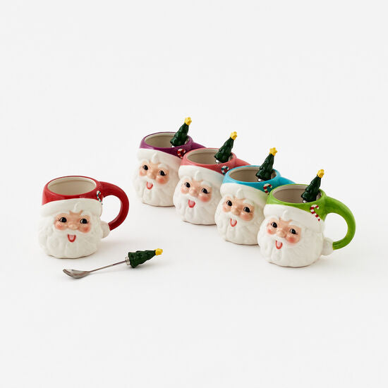 Santa Mug with Spoon