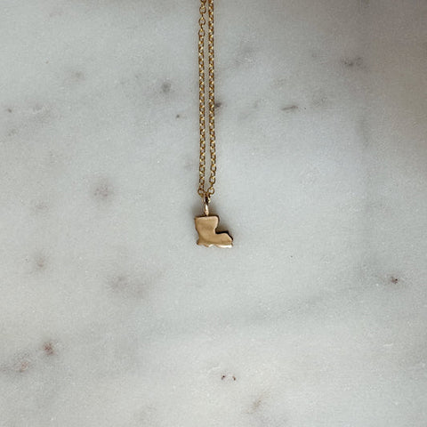 Mimosa Handcrafted Louisiana Necklace