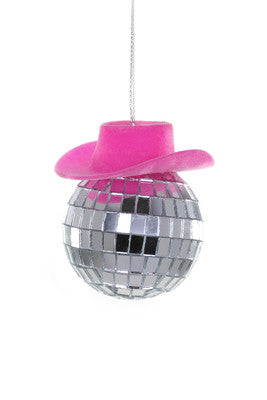 Cowgirl Disco Pink Ornament