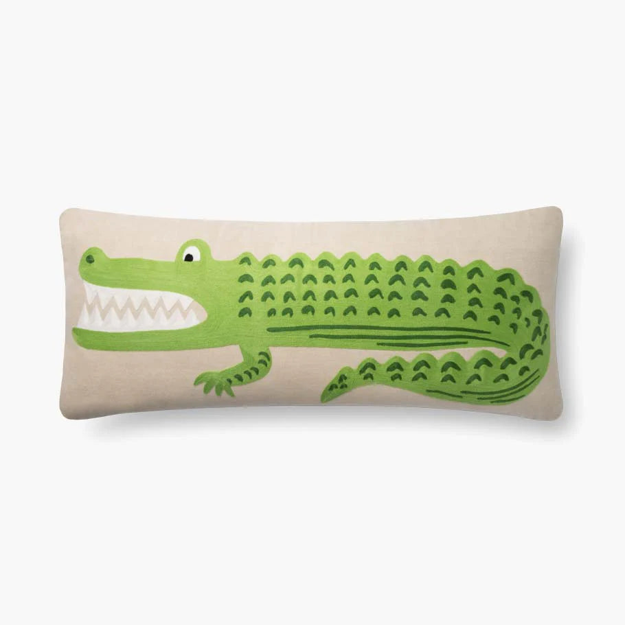 Rifle Home Alligator Pillow