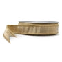 Gold Metallic Wired Ribbon