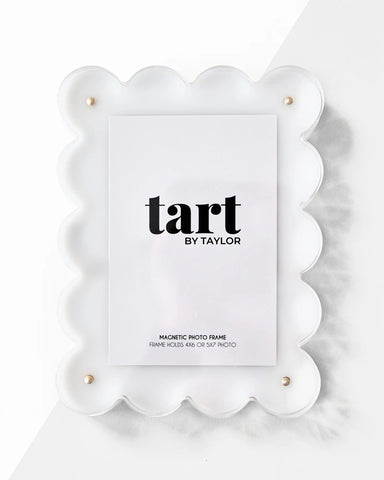 White Acrylic Magnetic Frame