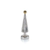 Silver LED Tree with Gold Finial