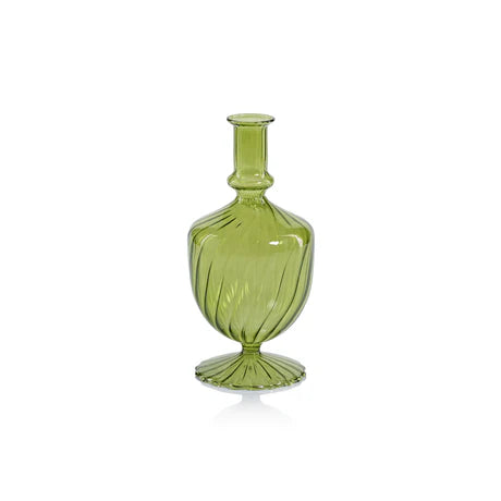 Venetian Green Urn Vase