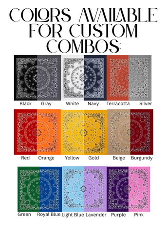 Handmade Custom Gameday Bandana