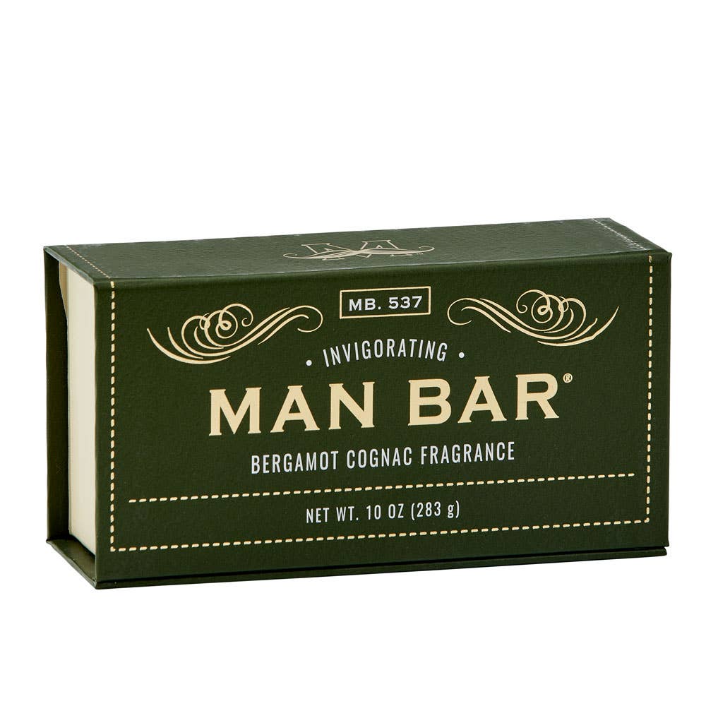 Man Bar Soap - Bergamot & Cognac 10oz Man Bar