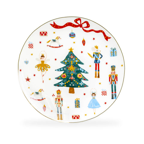 Nutcracker Wonderland Fine Porcelain Dinner Plate