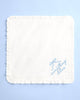 Something Blue Embroidered Handkerchief