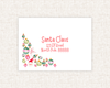 Custom Watercolor Santa Letters