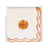 Pumpkin Bow Cocktail Napkins
