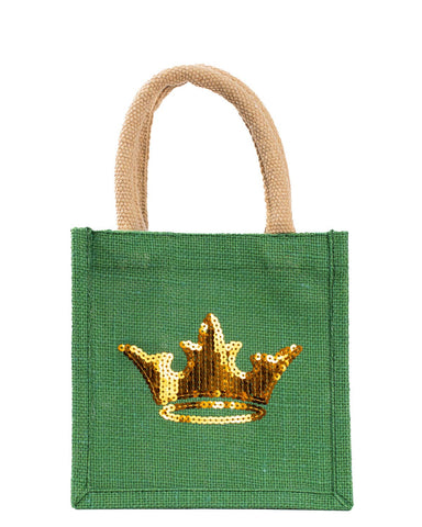 Crown Sequin Tote
