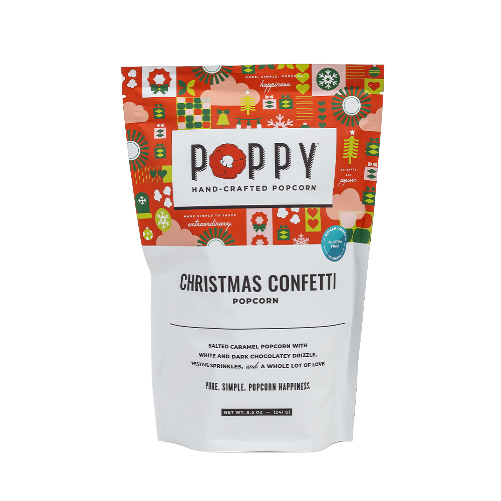 Poppy Christmas Confetti Popcorn