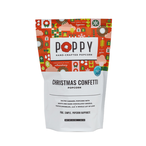 Poppy Christmas Confetti Popcorn