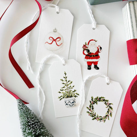 Assorted Classic Christmas Tags