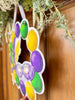 Mardi Gras Mask Wreath