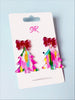 Color Play Christmas Tree Earrings