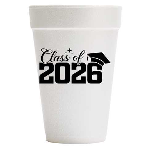 2026 Graduate Foam Cups