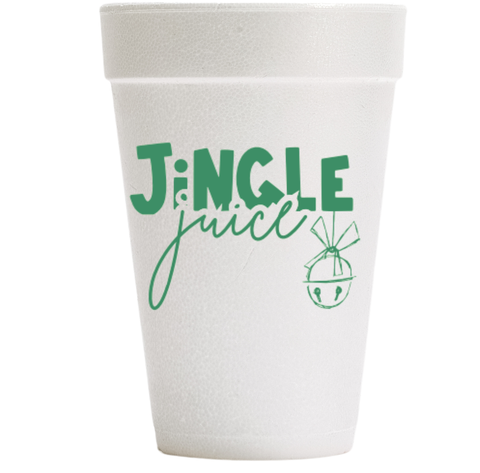 Jingle Juice Foam Cup Set