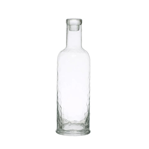 Hammered Glass Carafe