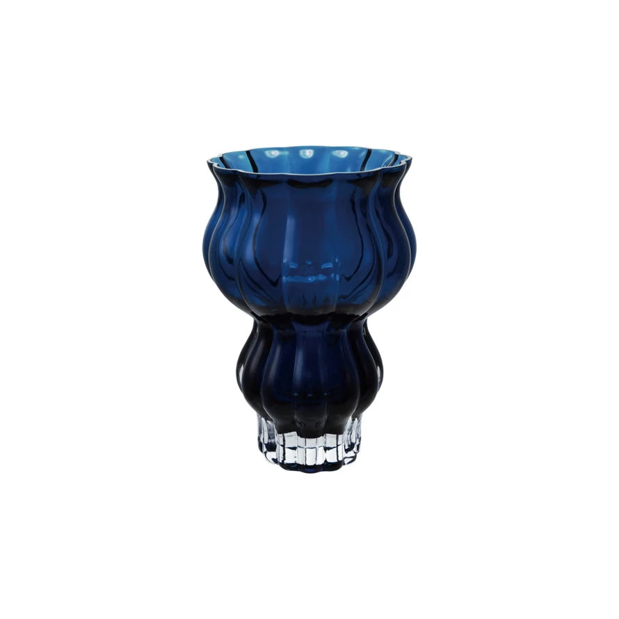 Fluted Glass Vase