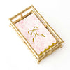 Pink Bow Toile Guest Paper Napkins