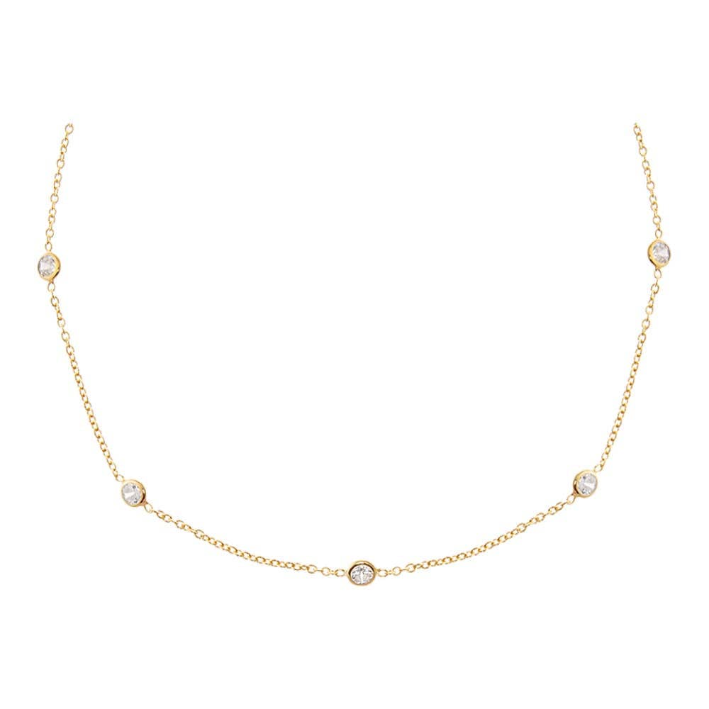 Diamond By The Yard Choker