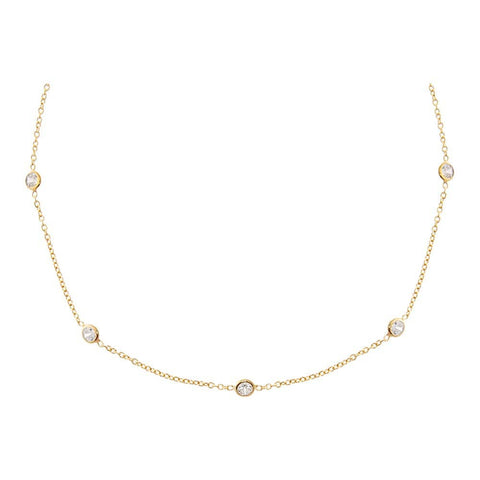 Diamond By The Yard Choker