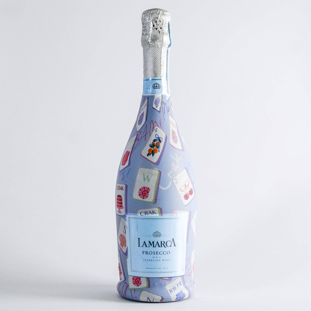 Beau Bottles Pastel Blue Mahjong - Prosecco Collection