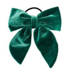 Green Velvet Bottle Bow