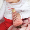 Swaddle with Pink Tree Plush Rattle