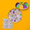 King Cake Party Plate Set