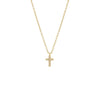 Pave Cross Pendant Necklace