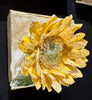 Sunflower Clay Canvas Art