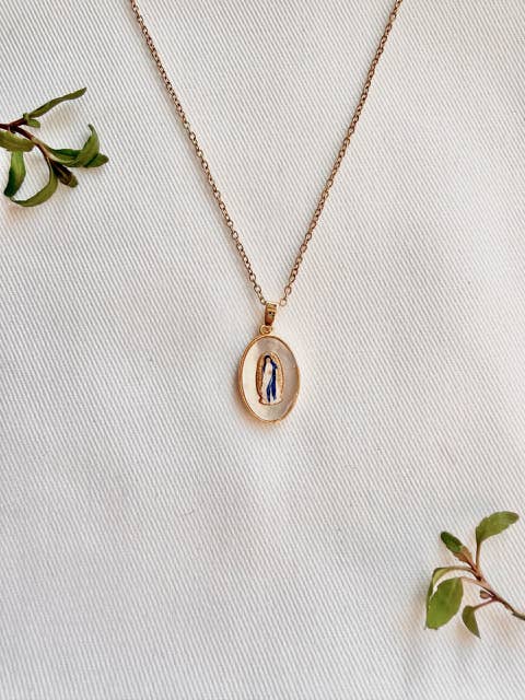 Dainty Mother Teresa of Calcutta Necklace