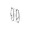 Layered Double Hoop CZ Earrings