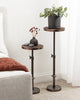 Kate and Laurel - Engles Adjustable Embossed Metal Table and Plant Stand