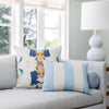 Monet’s Garden Navy Decorative Pillow
